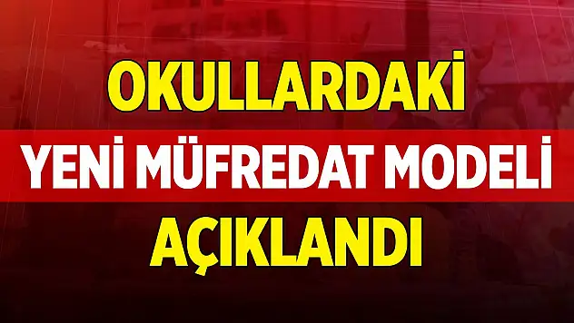 'Türkiye Yüzyılı Maarif Model' kamuoyunun görüşüne sunuldu