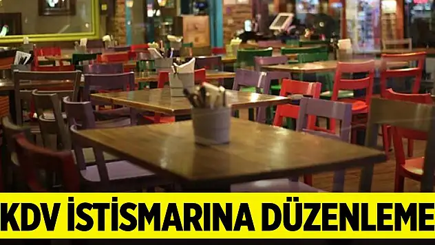 Lokanta ve kafelerde uygulanan KDV istismarına düzenleme