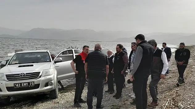 Seydişehir'deki Suğla Gölü'nde denetim yapıldı