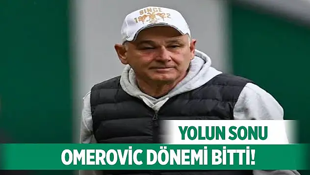 Konyaspor'da Omerovic dönemi bitti!