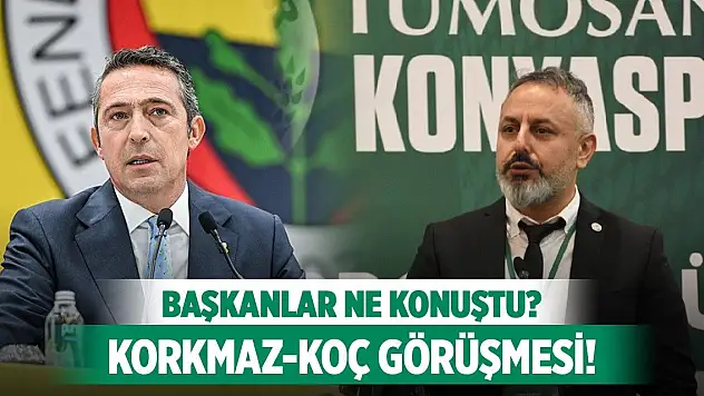 Konyaspor'da Başkan o diyaloğu anlattı!