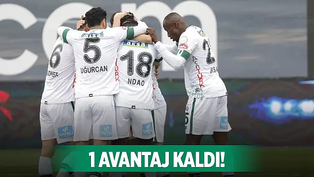 Konyaspor'un tek avantajı kaldı!