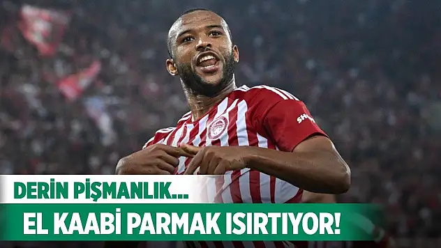 Konyaspor'da El Kaabi pişmanlığı büyüyor!