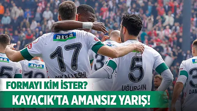 Konyaspor'da futbolcular hırs küpü!