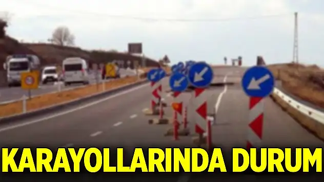 Konya-Afyonkarahisar yolunu kullanan sürücülere uyarı