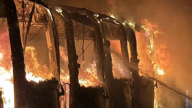 17 araç alev alev yanmıştı, hasarın boyutu ortaya çıktı