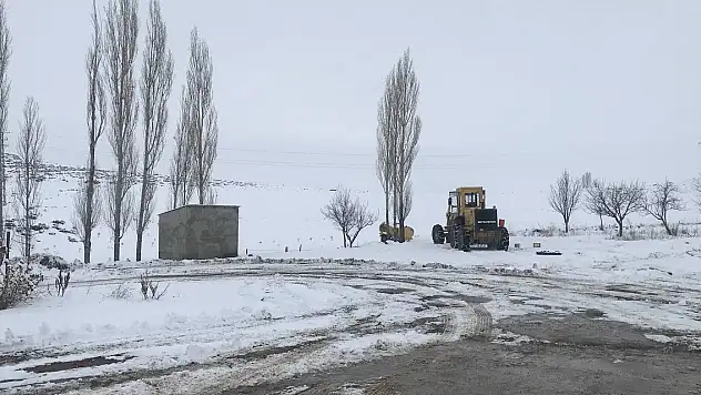 Mayıs ayında o ile kar yağdı