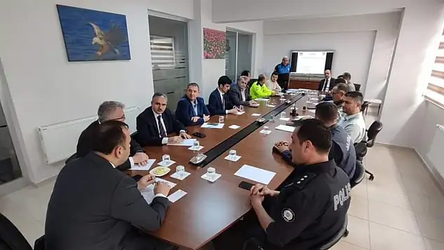 Konya Seydişehir'de güvenlik toplantısı yapıldı
