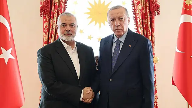 Cumhurbaşkanı Erdoğan, Haniye ile görüştü