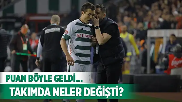 Konyaspor'da Çamdalı değişimi böyle anlattı