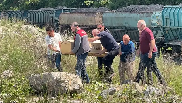 Zonguldak'ta yük treninin çarptığı 89 yaşındaki yaşlı kadın öldü