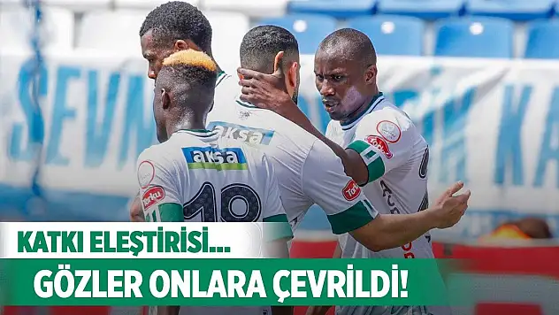 Konyaspor'da sıra o futbolculara geldi!