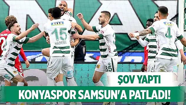 Konyaspor gol modunu açtı!