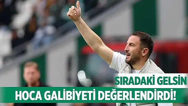 Konyaspor'da Çamdalı galibiyeti  böyle anlattı