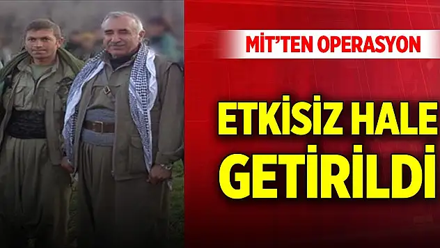 Son Dakika! MİT'ten Irak'ta operasyon! Şevger Çiya etkisiz hale getirildi
