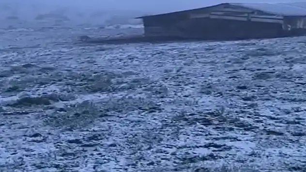 O ilde Mayıs ayında kar yağışı