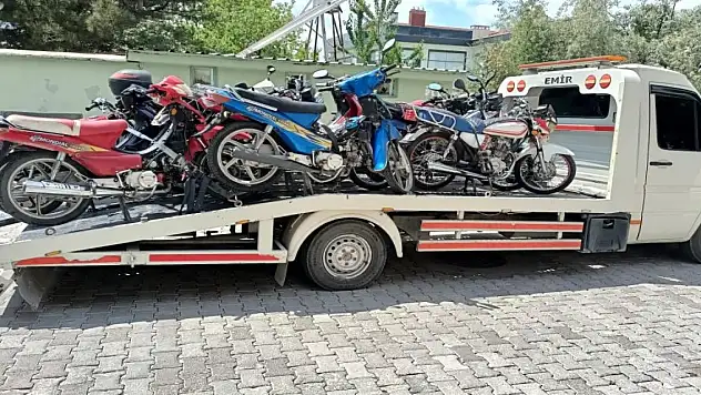 Konya Karapınar'da motosiklet denetimleri