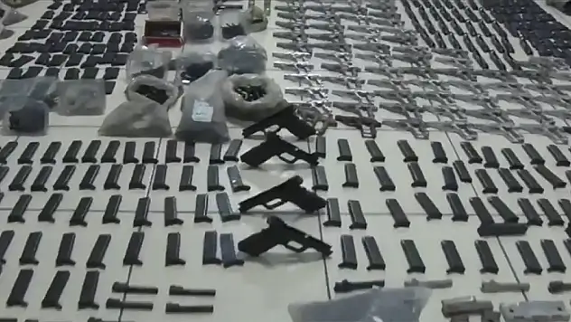 Konya dahil 77 ilde operasyon! 1877 silah ele geçirildi