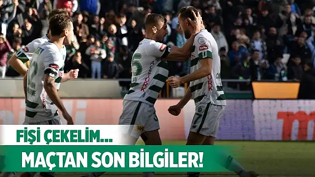 Konyaspor galibiyete hazır!
