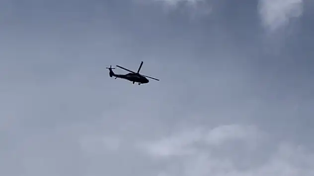 Dağda attan düşen kadın helikopterle hastaneye kaldırıldı