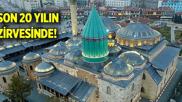 Mevlana Müzesi, son 20 yılın zirvesinde!