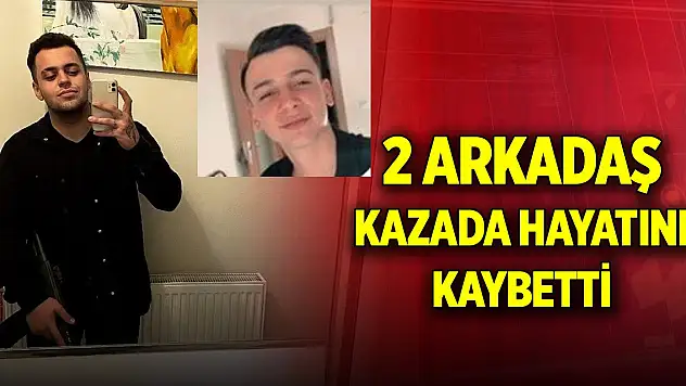 Kaza yapan motosikletteki 2 genç hayatını kaybetti