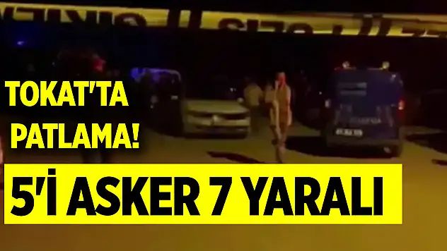 Tokat'ta jandarmanın ihbar üzerine gittiği evde patlama! Yaralılar var