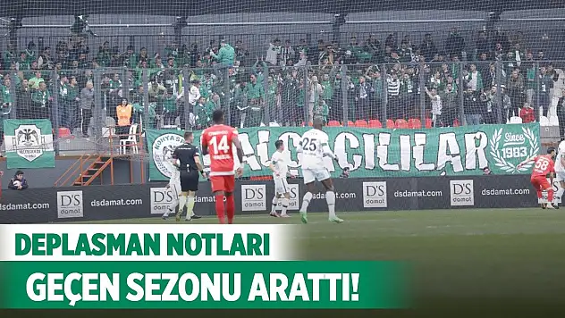 Konyaspor'un deplasman notları!