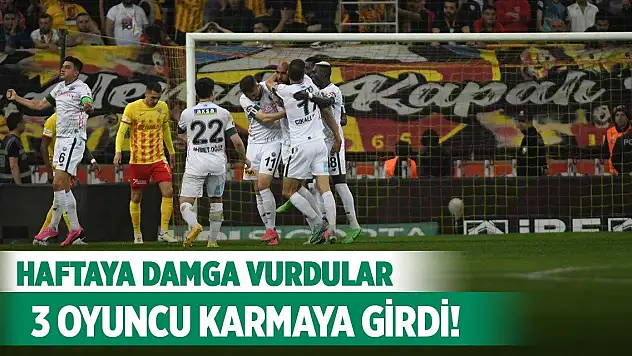 Konyaspor'da ön plana çıktılar!