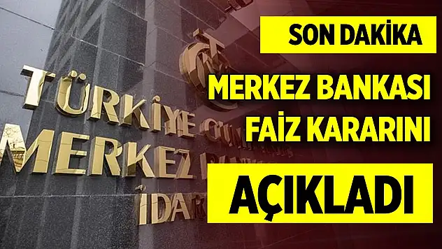 Son Dakika! Merkez Bankası faiz kararını açıkladı (23 Mayıs 2024)