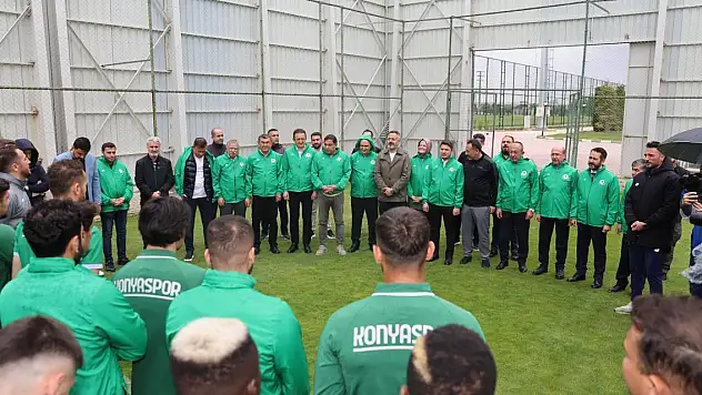 Konyaspor takımı yalnız bırakılmadı