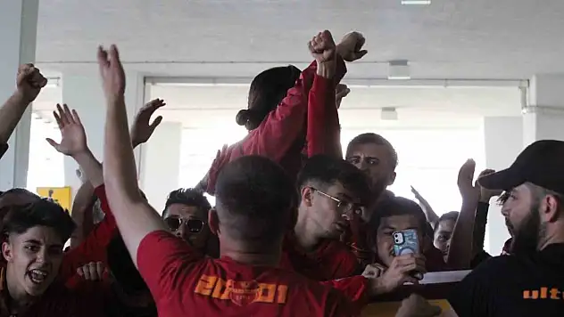Galatasaray kafilesi Konya'ya geldi