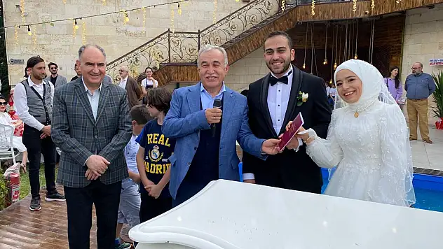 Seyit Ali Büyük'ün oğlu dünyaevine girdi