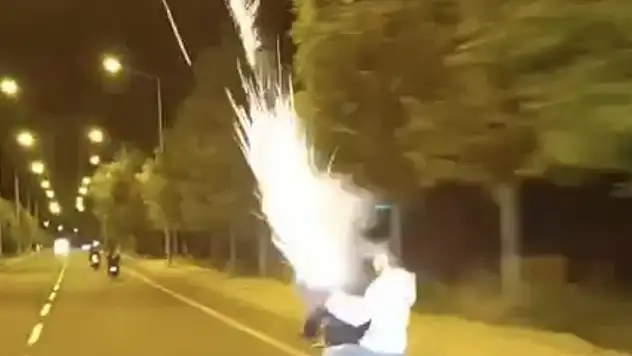 Mardin'de şampiyonluk kutlamalarında tehlikeli hareket