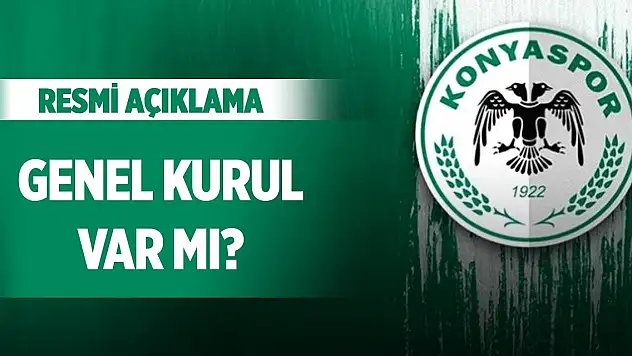 Konyaspor'da genel kurul söylemlerine cevap