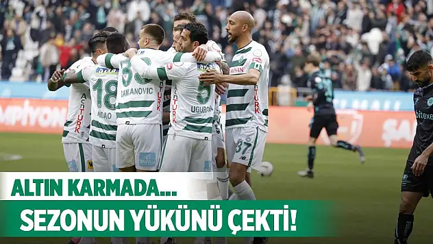 Sezonun en iyi 11'indeki tek Konyasporlu!