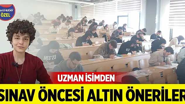 Uzman isimden LGS ve YKS öncesi altın öneriler