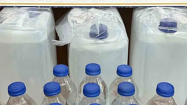 Konya'da kaçak içki operasyonu