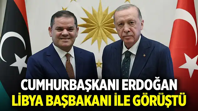 Cumhurbaşkanı Erdoğan, Libya Başbakanı ile görüştü