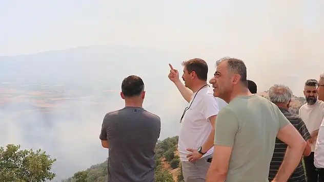 Manisa'daki yangında 5 bin dönümlük alan küle döndü