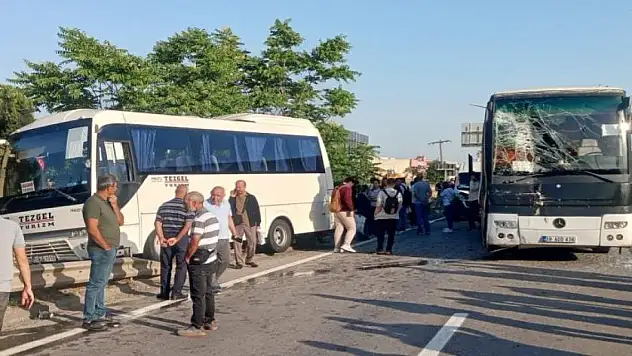 İki kaza yan yana: 8 araç kazaya karıştı, 19 yaralı