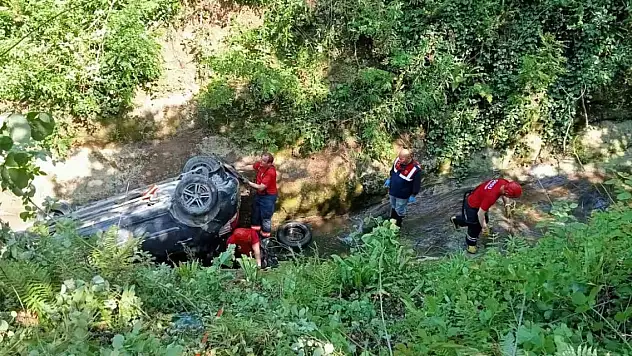 Ordu'da otomobil uçuruma yuvarlandı: 1 ölü