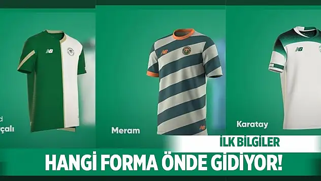 Konyaspor'da taraftarın en çok beğendiği forma!
