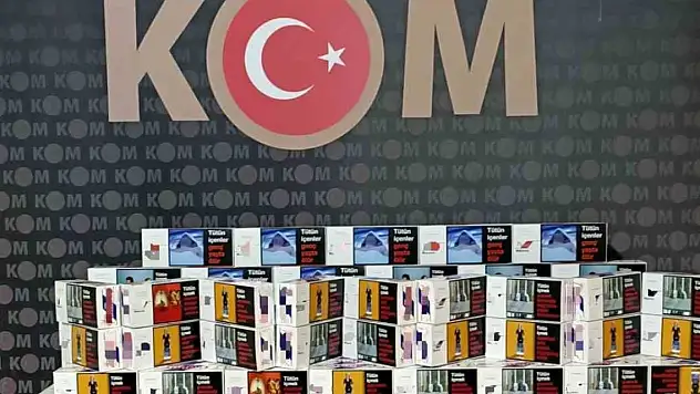 Kırıkkale'de kaçakçılık operasyonu: Çok sayıda ürün ele geçirildi