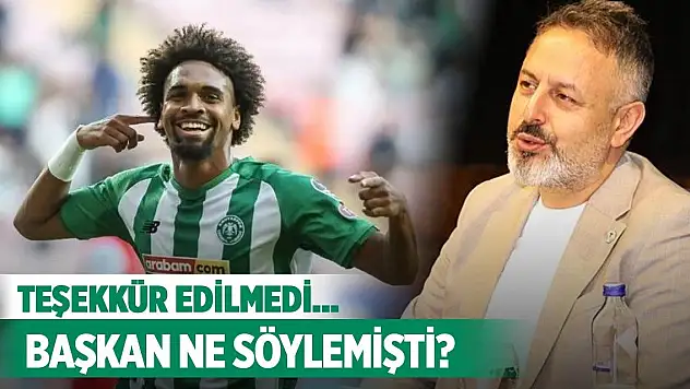 Konyaspor'da Paz'a bu yüzden teşekkür edilmedi!
