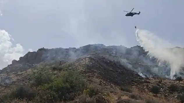 KKTC'de çıkan yangın söndürüldü