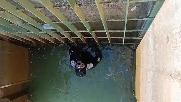 Batman'da girdiği suda kaybolan çobanı arama çalışmaları sürüyor