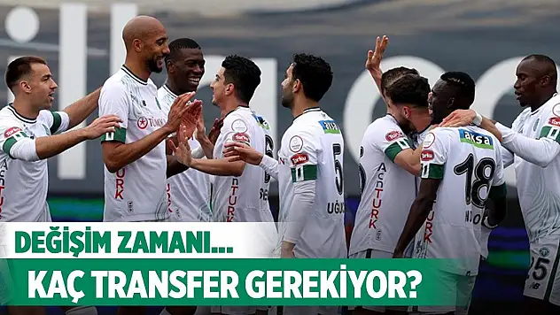 Konyaspor'da eksik bölgeler çıkartıldı!