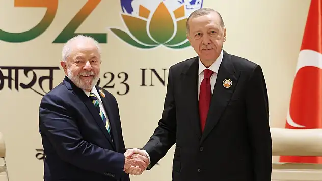 Cumhurbaşkanı Erdoğan Brezilya Devlet Başkanı ile görüştü