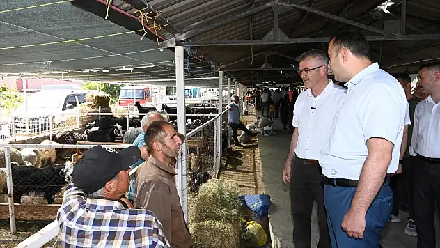 Seydişehir'de canlı hayvan pazarı açıldı